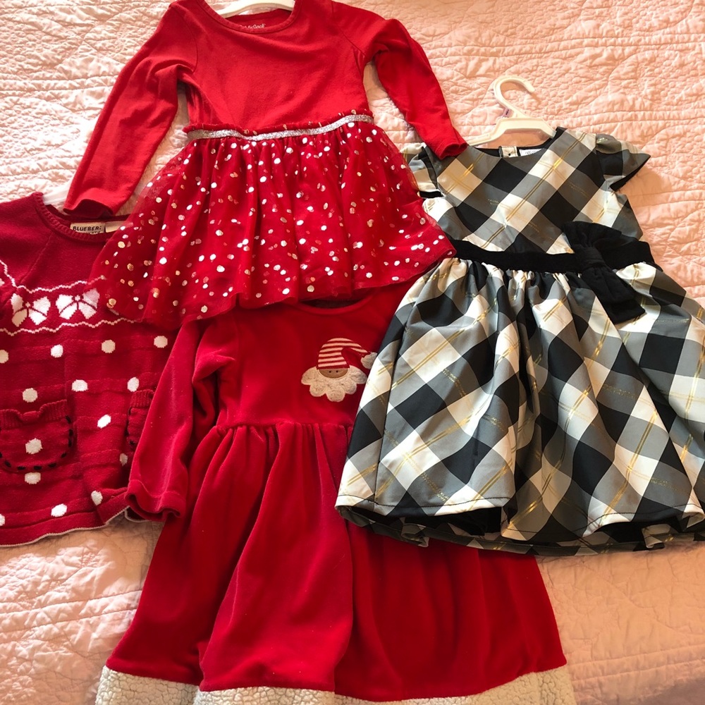 🎅🏻 🎄LOT of 3T Toddler Girls Dresses
